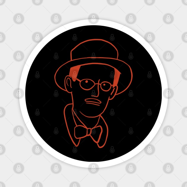 James Joyce Magnet by isstgeschichte